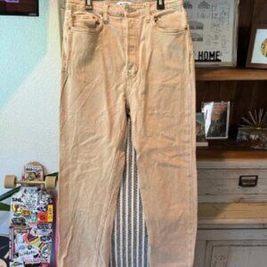 Revolve Re/Done women’s 70s ultra high rise stove pipe raw hem jeans size 29